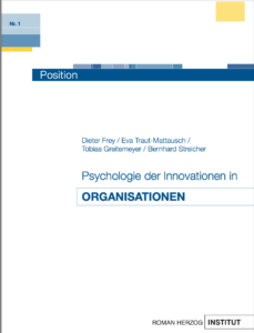 Überblick der psychologischen Faktoren, die die Innovativität von Organisationen erhöhen.